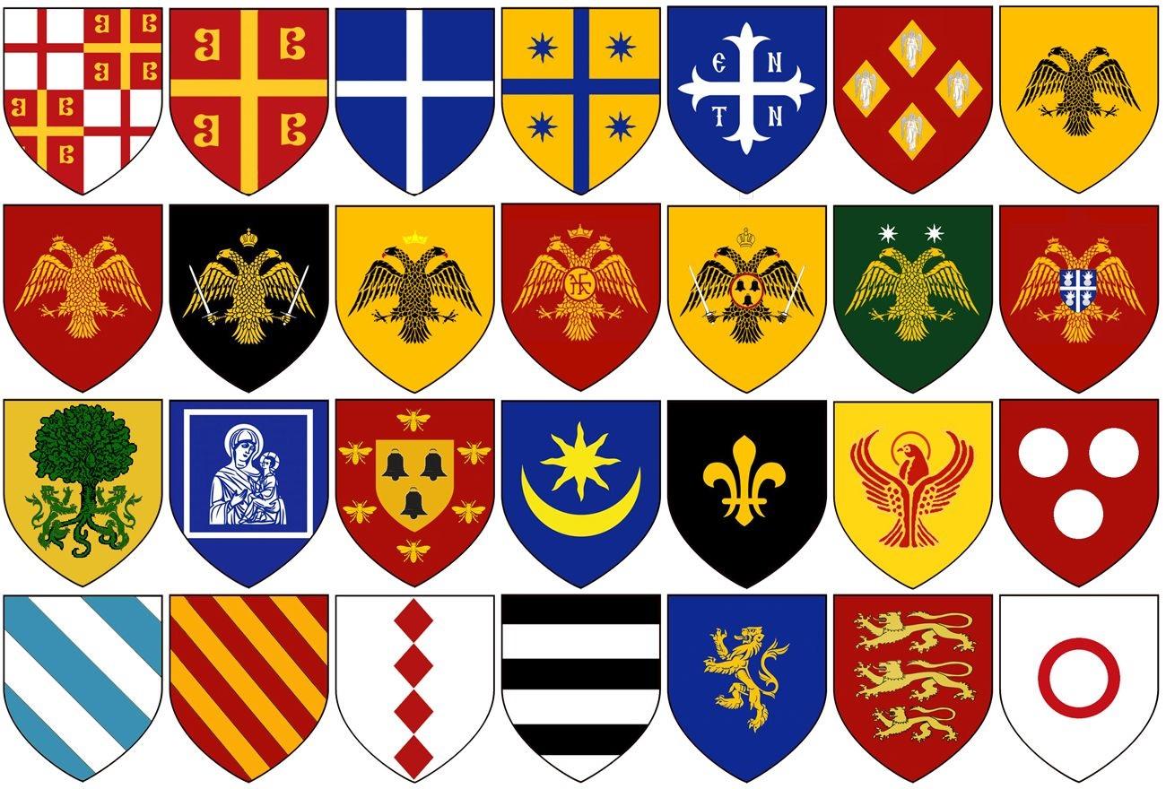 Byzance armorial familles imperiales