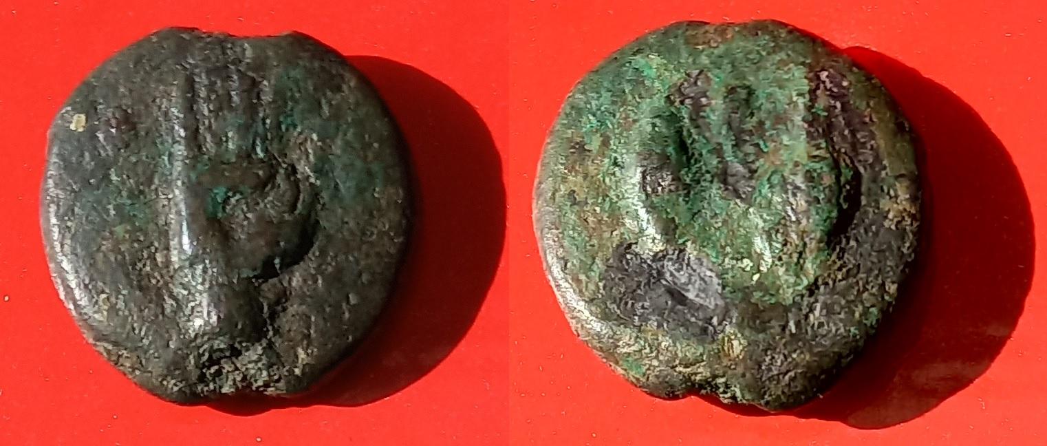 Republique romaine main quart d as bronze