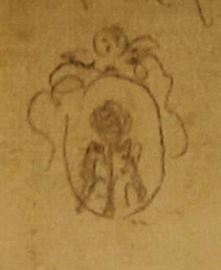 Armoiries ange dessin danet des longrais sur genealogie lange