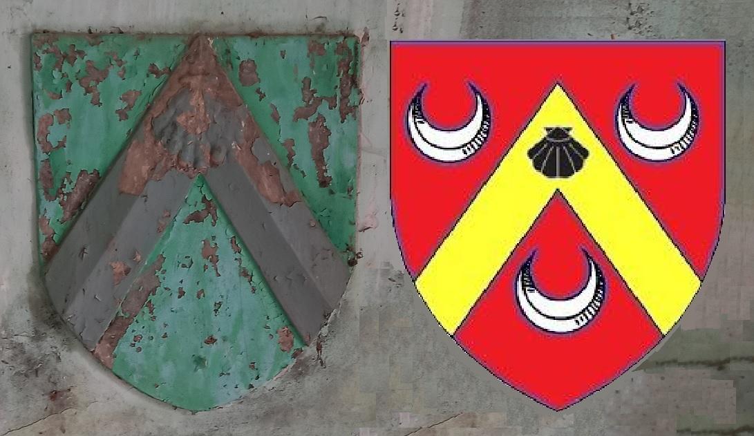 Blason de lange reconstitue aux couleurs initiales