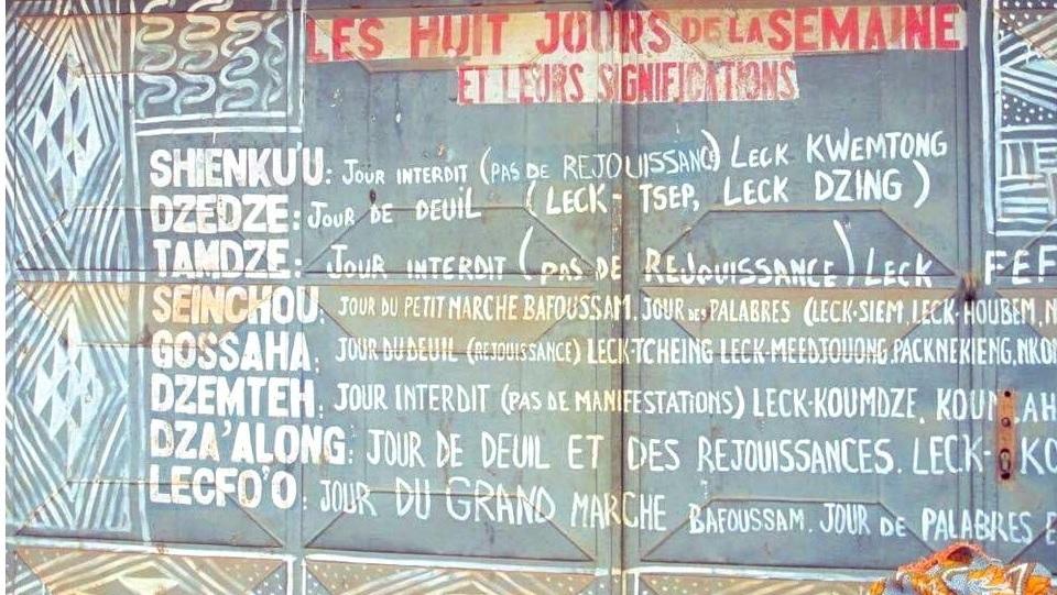 Calendrier bamileke de bafoussam