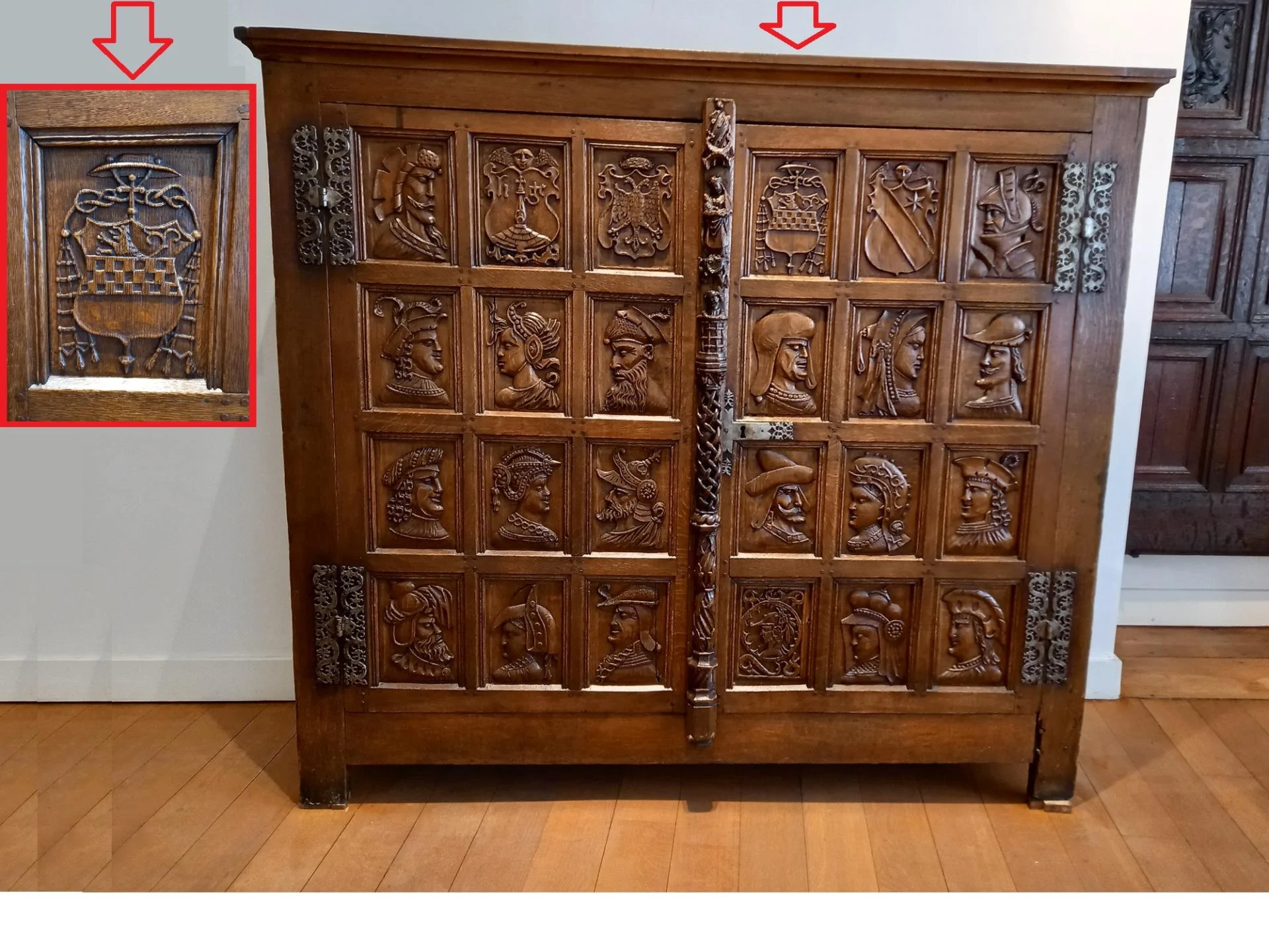 Curtius meuble armoiries erard de la marck