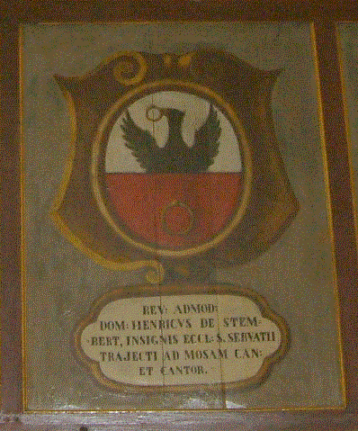 De stembert hubin blason en l eglise de soumagne