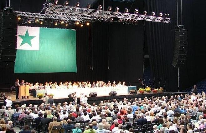 Esperanto drapeau et congres