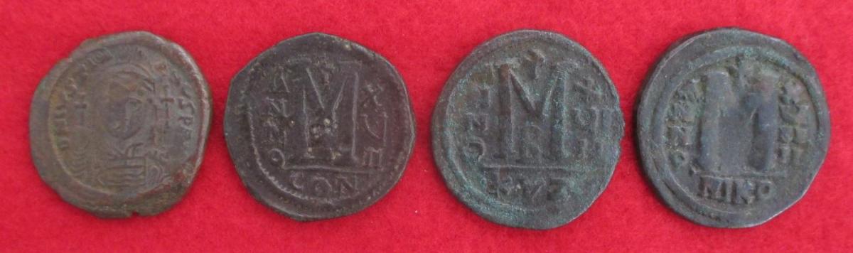 Justinien i quatre follis