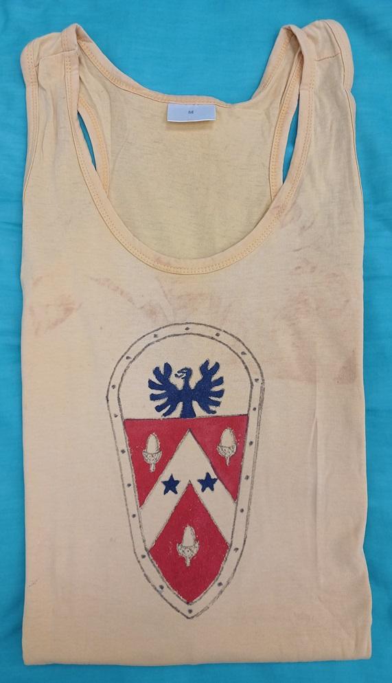 L ange blason sur t shirt
