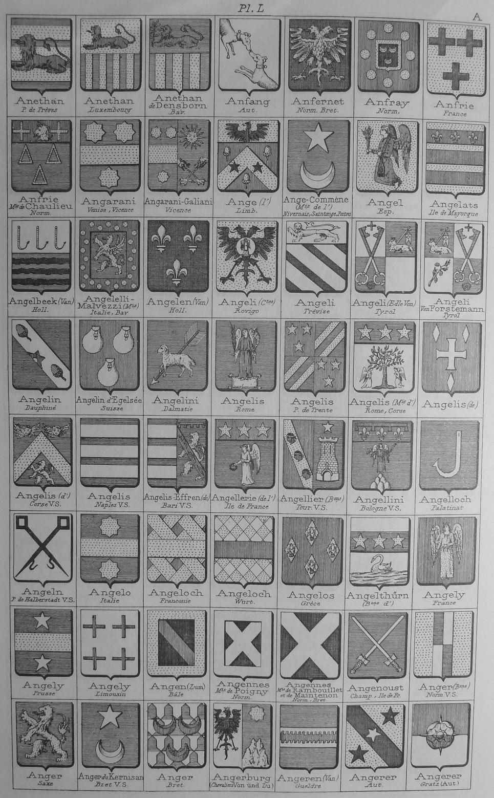 L ange planche l a du rietstap illustre
