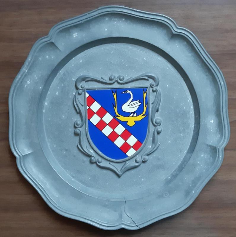 Lambermont blason assiette