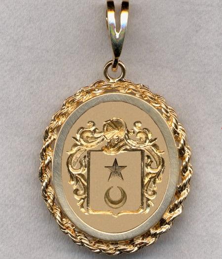 Lange blason d apres burke s general armory bijoux vendus a new york