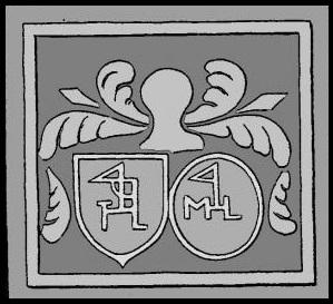 Lange marie jeanne 1714 detail des armoiries de marchands