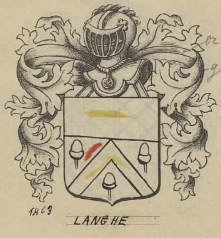 Langhe blason essai dessin heaume