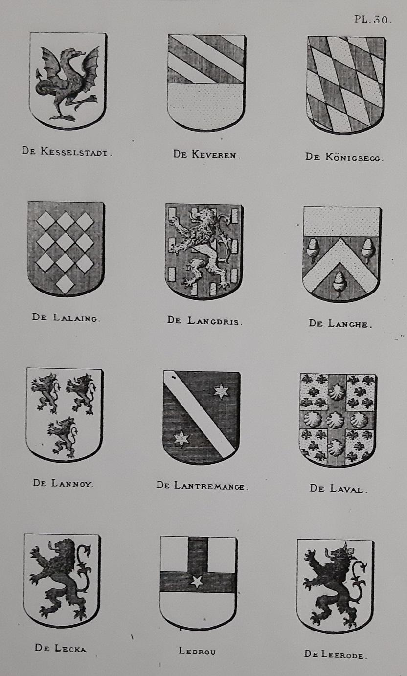 Langius armorial des chanoines st lambert liege