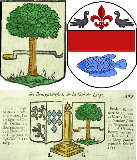 Mean et de l ange anciens blasons