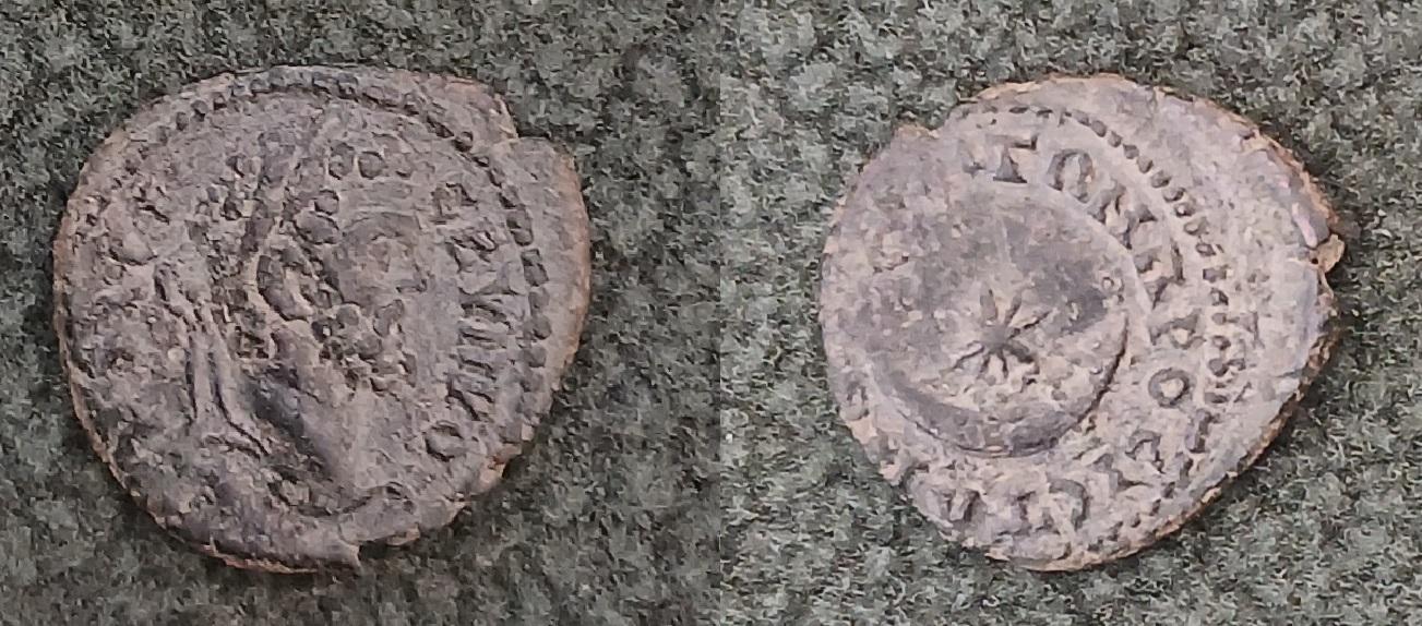 Monnaie romaine provinciale mesie inferieure croissant etoile