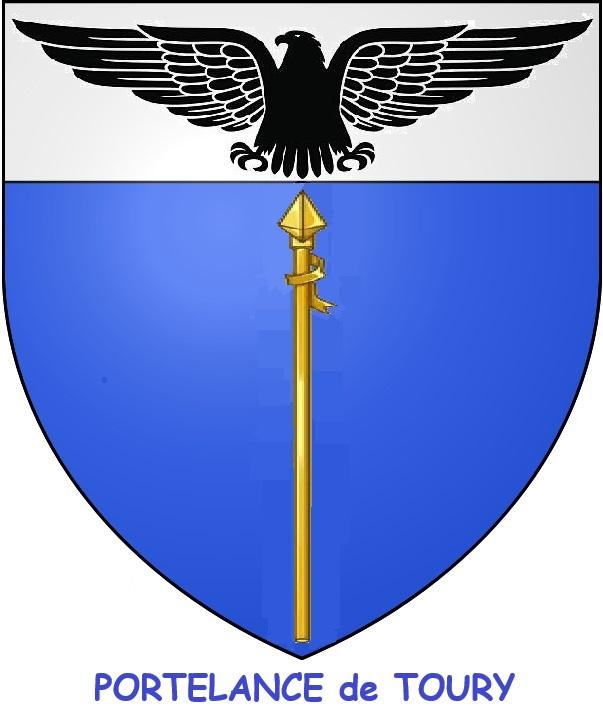 Portelance de toury armoiries