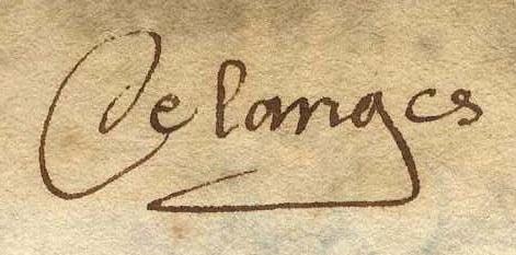 Signature nicolas de langes