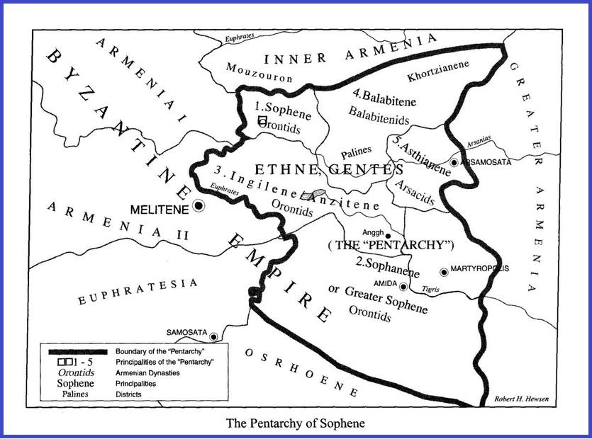 Tzopk pentarchie de sophene robert h hewsen